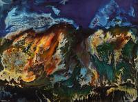 Leonardo Nierman Abstract Painting - Sold for $1,875 on 02-08-2020 (Lot 33).jpg